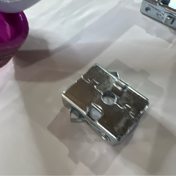 Girls 16 Inch Purple/White Adjustable Bicycle Training Wheels Used - Picture 4 of 16